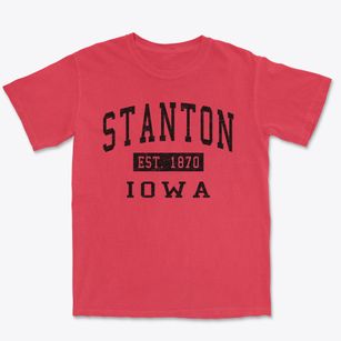 Stanton Iowa Classic Established Premium Heavyweight T-shirt