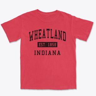Wheatland Indiana Classic Established Premium Heavyweight T-shirt