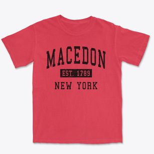 Macedon New York Classic Established Premium Heavyweight T-shirt
