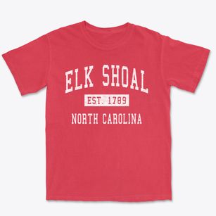 Elk Shoal North Carolina Classic Established Premium Heavyweight T-shirt