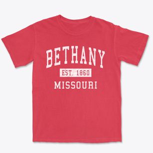 Bethany Missouri Classic Established Premium Heavyweight T-shirt