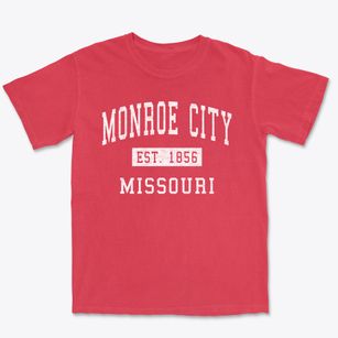 Monroe City Missouri Classic Established Premium Heavyweight T-shirt