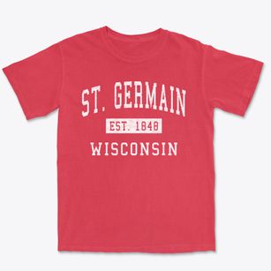 St. Germain Wisconsin Classic Established Premium Heavyweight T-shirt