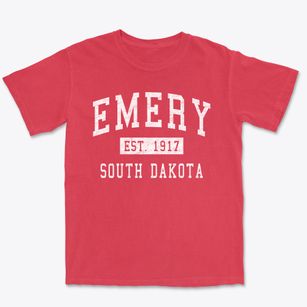 Emery South Dakota Classic Established Premium Heavyweight T-shirt