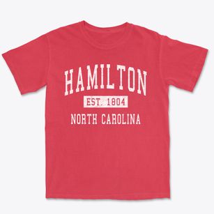 Hamilton North Carolina Classic Established Premium Heavyweight T-shirt