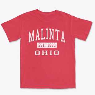 Malinta Ohio Classic Established Premium Heavyweight T-shirt