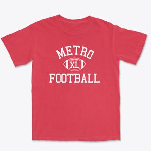 Metropolitan Arts & Technology High School Classic Football Premium Heavyweight T-shirt