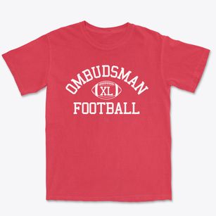Ombudsman School Classic Football Premium Heavyweight T-shirt