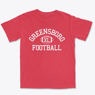 Greensboro Montessori School Classic Football Premium Heavyweight T-shirt