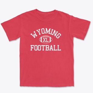 Wyoming High School Classic Football Premium Heavyweight T-shirt