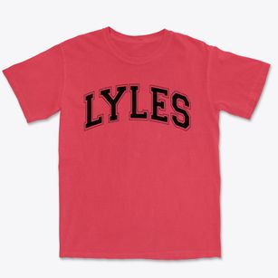 Lyles Middle School Varsity Arch Premium Heavyweight T-shirt