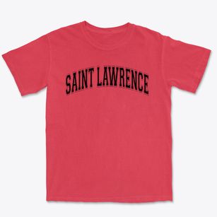 Saint Lawrence Mission - Greenup Varsity Arch Premium Heavyweight T-shirt