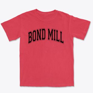 Bond Mill Elementary School Varsity Arch Premium Heavyweight T-shirt