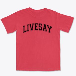 Livesay Middle School Varsity Arch Premium Heavyweight T-shirt