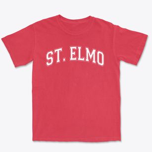 Saint Elmo Elementary School Varsity Arch Premium Heavyweight T-shirt