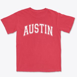 Austin Elementary School Varsity Arch Premium Heavyweight T-shirt