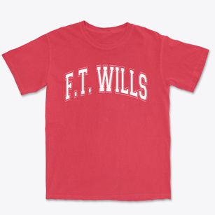 F.t. Wills High School Varsity Arch Premium Heavyweight T-shirt
