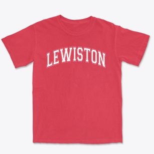 Lewiston High School Varsity Arch Premium Heavyweight T-shirt