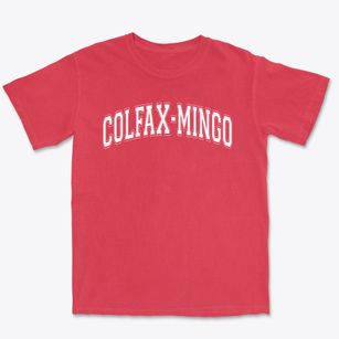 Colfax-mingo High School Varsity Arch Premium Heavyweight T-shirt