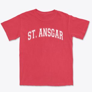 Saint Ansgar Middle School Varsity Arch Premium Heavyweight T-shirt