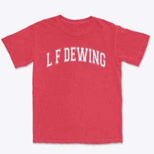 L F Dewing Elementary School Varsity Arch Premium Heavyweight T-shirt