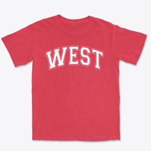West Middle School Varsity Arch Premium Heavyweight T-shirt