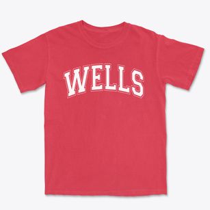 Wells Elementary School Varsity Arch Premium Heavyweight T-shirt