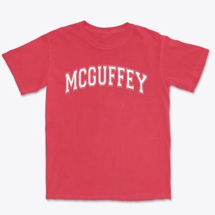Mcguffey Elementary School Varsity Arch Premium Heavyweight T-shirt
