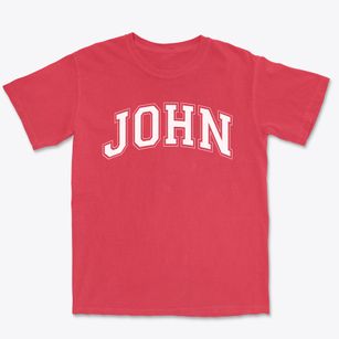 John Foster Dulles Elementary School Varsity Arch Premium Heavyweight T-shirt