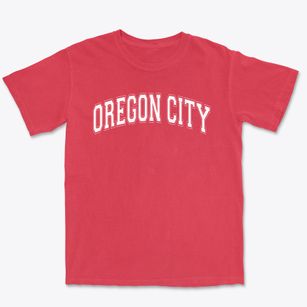 Oregon City High School Moss Campus Varsity Arch Premium Heavyweight T-shirt