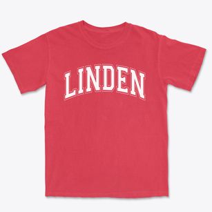 Linden Middle School Varsity Arch Premium Heavyweight T-shirt