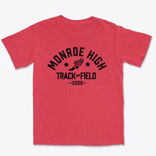 Monroe Catholic High Track and Field Premium Heavyweight T-shirt