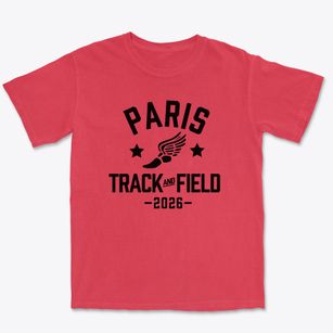 Paris Elementary School Track and Field Premium Heavyweight T-shirt