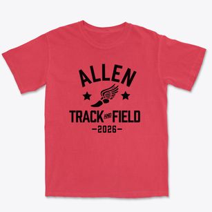 Allen Consolidated School Track and Field Premium Heavyweight T-shirt