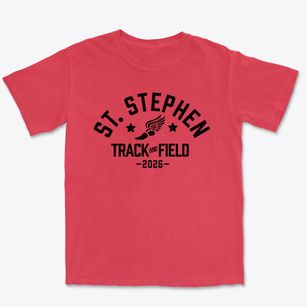 Saint Stephen Regional School Track and Field Premium Heavyweight T-shirt