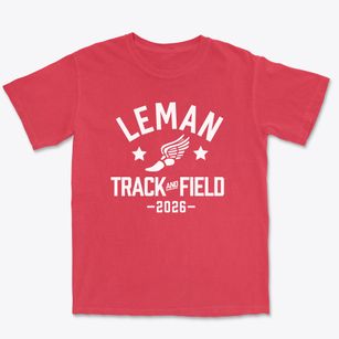 Leman Middle School Track and Field Premium Heavyweight T-shirt