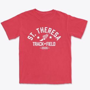 Saint Theresa School Track and Field Premium Heavyweight T-shirt