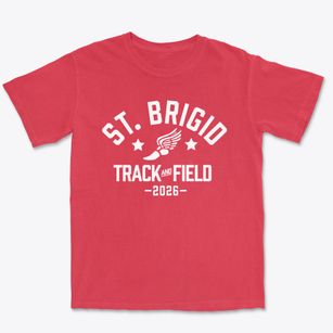 Saint Brigid Catholic Church Track and Field Premium Heavyweight T-shirt