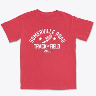Somerville Road Elementary School Track and Field Premium Heavyweight T-shirt