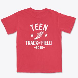 Teen Learning Center Track and Field Premium Heavyweight T-shirt
