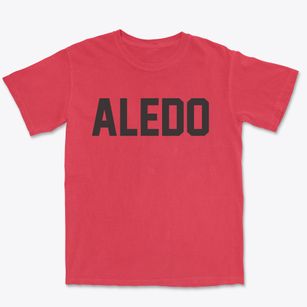 Aledo Illinois Classic Block Premium Heavyweight T-shirt