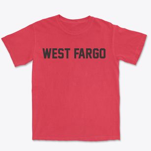 West Fargo North Dakota Classic Block Premium Heavyweight T-shirt