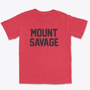 Mount Savage Maryland Classic Block Premium Heavyweight T-shirt