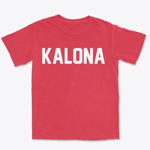 Kalona Iowa Classic Block Premium Heavyweight T-shirt