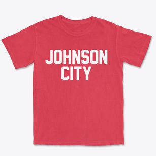 Johnson City Kansas Classic Block Premium Heavyweight T-shirt