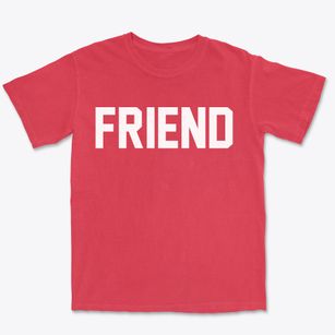 Friend Nebraska Classic Block Premium Heavyweight T-shirt