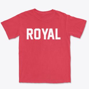 Royal Iowa Classic Block Premium Heavyweight T-shirt