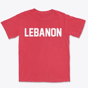 Lebanon New Hampshire Classic Block Premium Heavyweight T-shirt