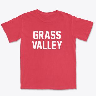 Grass Valley California Classic Block Premium Heavyweight T-shirt
