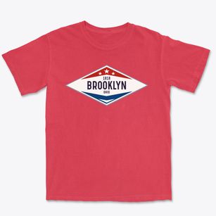 Brooklyn Ohio Diamond Star Premium Heavyweight T-shirt